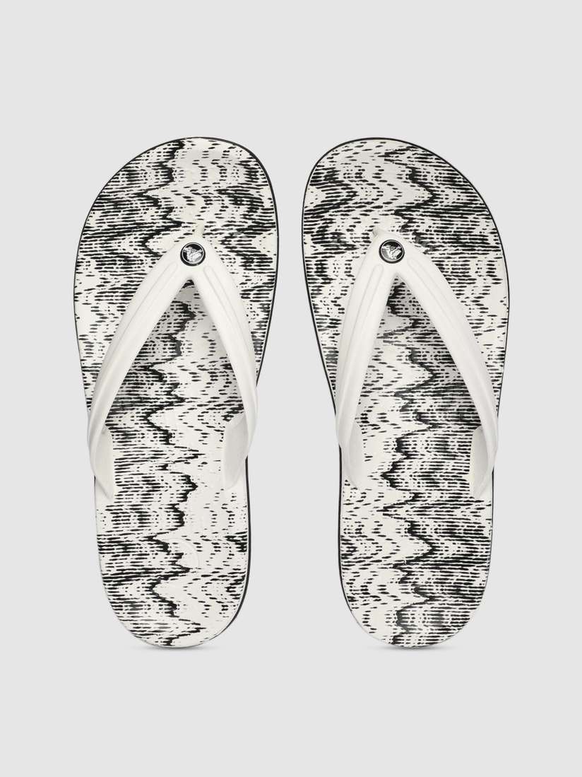 White Wave Flip Flops CROCS Men Men's Swiftwater Wave Flip Flops