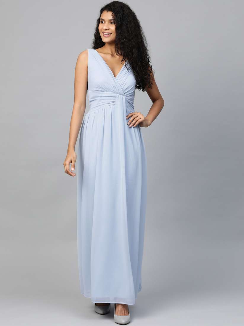 Buy DOROTHY PERKINS Women Blue Solid Maxi Dress Dresses for Women 12409614 Myntra