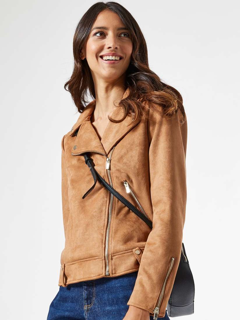 Dorothy perkins suede jacket outlet