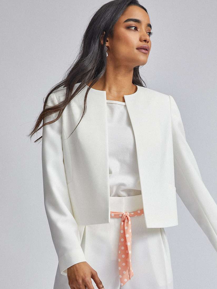 Dorothy perkins white jacket store