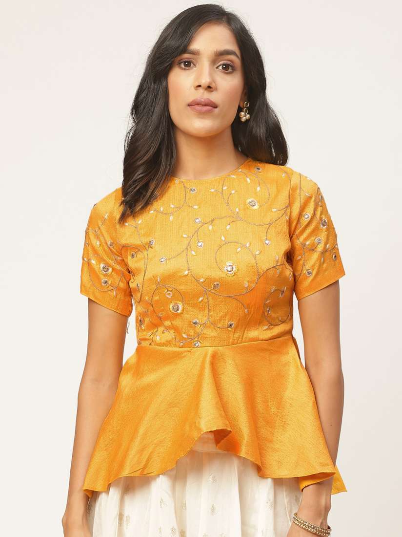 Frock style blouse hot sale