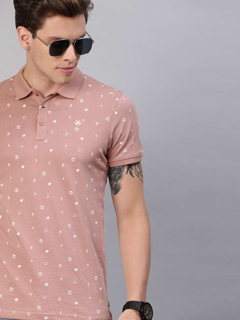 Rust pink shirt mens new arrivals