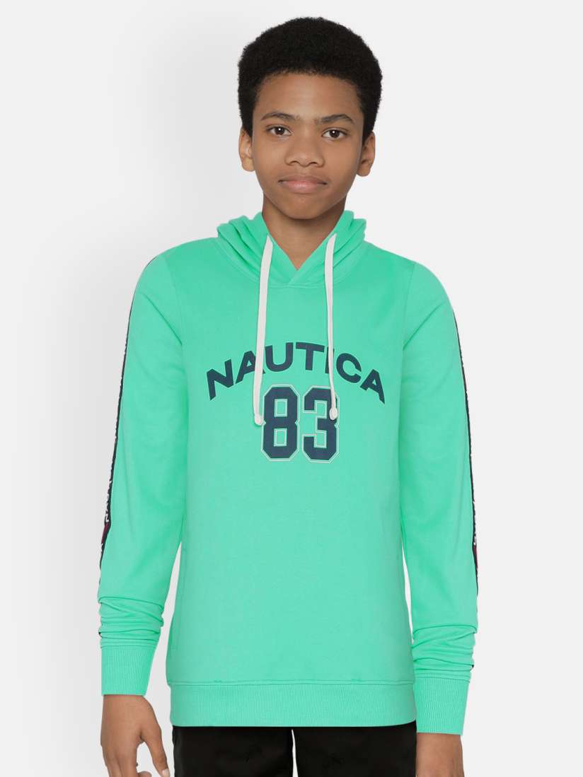 Hooded shirt boys top