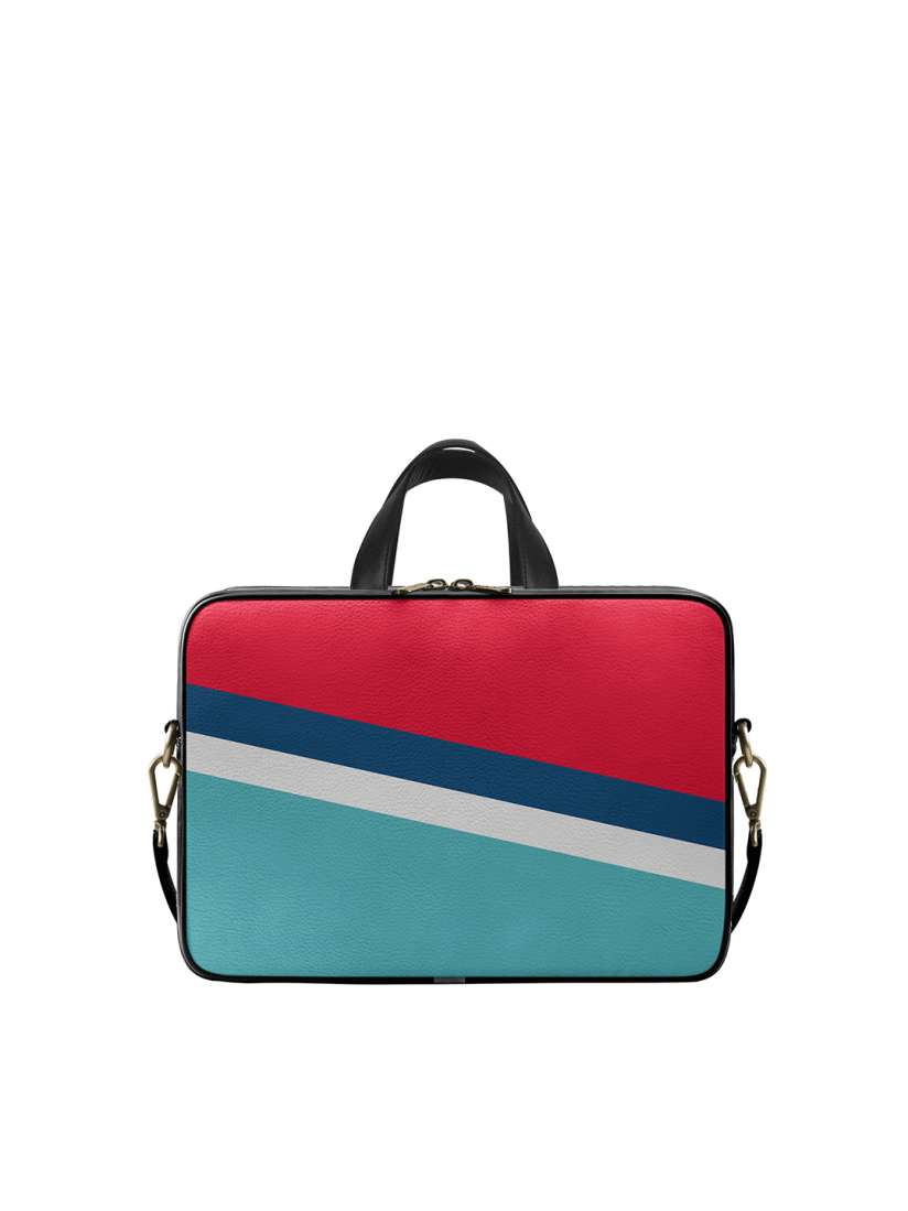 Buy DailyObjects Unisex Blue Red Colourblocked 15.5 Inch Laptop Bag Laptop Bag for Unisex 12436692 Myntra