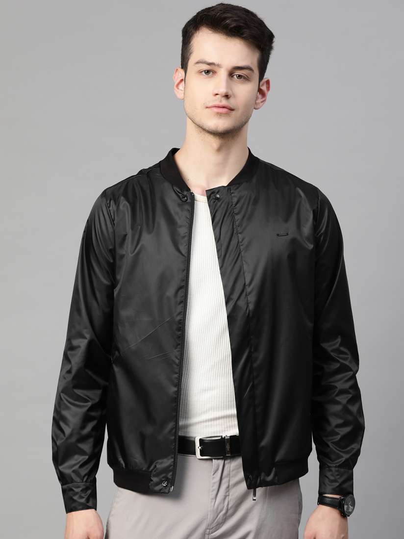 Buy Van Heusen Men Black Solid Tailored Jacket Jackets for Men 12438024 Myntra