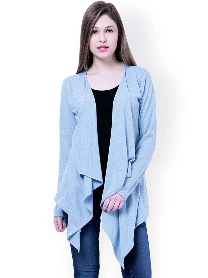 Buy FabAlley Blue Shrug Shrug for Women 1244678 Myntra