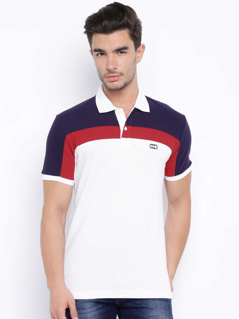 Buy Ajile by Pantaloons White Polo T shirt Tshirts for Men 1245186 Myntra