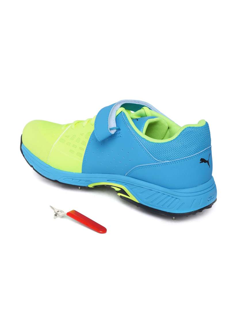 Buy PUMA Men Fluorescent Green Blue evoSPEED B Cricket Shoes Sports Shoes for Men 1246084 Myntra