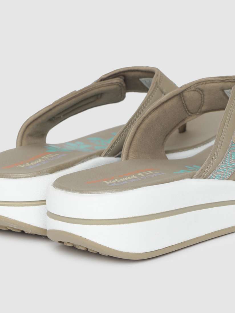 Buy Skechers Women Grey Printed UPGRADES MARINA BAY Thong Flip Flops Flip Flops for Women 12470288 Myntra
