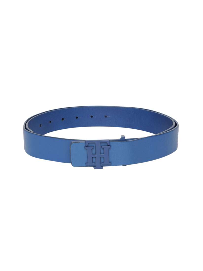 Buy Tommy Hilfiger Men Blue Solid Leather Belt Belts for Men 12475298 Myntra