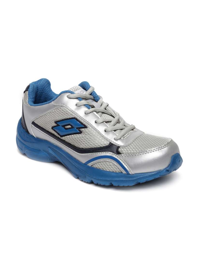 Buy Lotto Men Grey Blue Tempo Sports Shoes Sports Shoes for Men 1251538 Myntra
