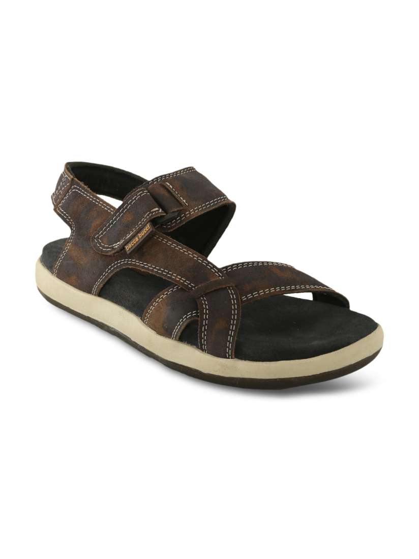 Buy Bacca Bucci Men Brown Genuine Leather Sandals Sandals for Men 1252165 Myntra