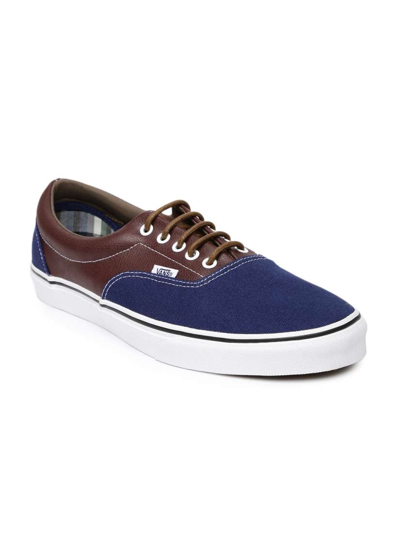Buy Vans Men Blue Brown Era Casual Shoes Casual Shoes for Men 1252411 Myntra