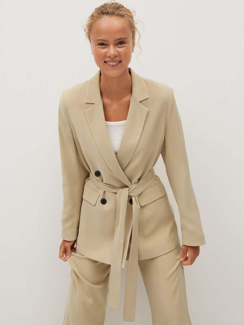 Blazer beige mango hotsell