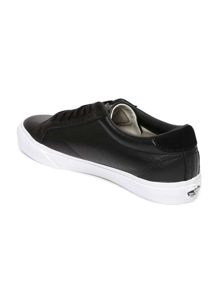 Vans leather court trainers outlet