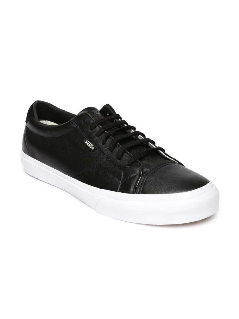 Vans leather court trainers top