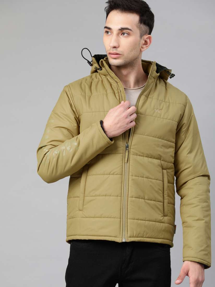 Buy Wildcraft Men Olive Green Solid Padded Jacket Jackets for Men 12530024 Myntra