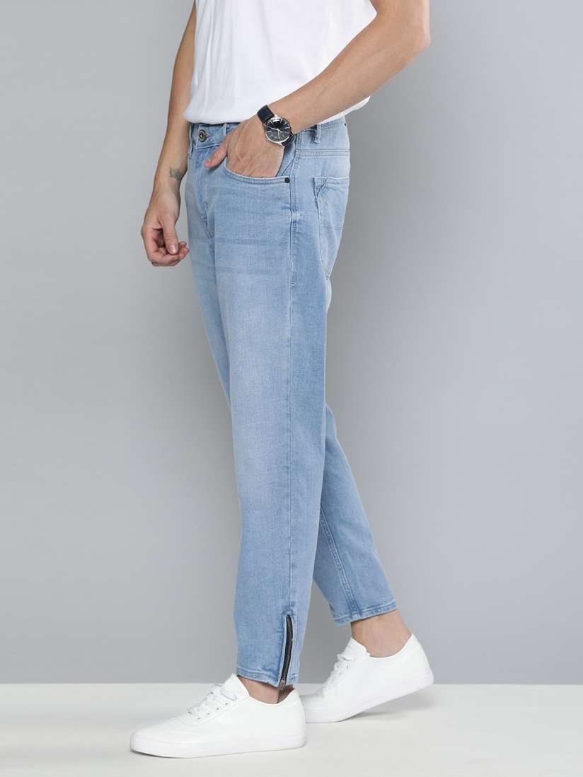 Mens tapered cropped jeans new arrivals