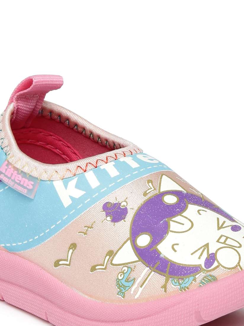 Buy Kittens Girls Pink Blue Printed Casual Shoes Casual Shoes for Girls 1254674 Myntra
