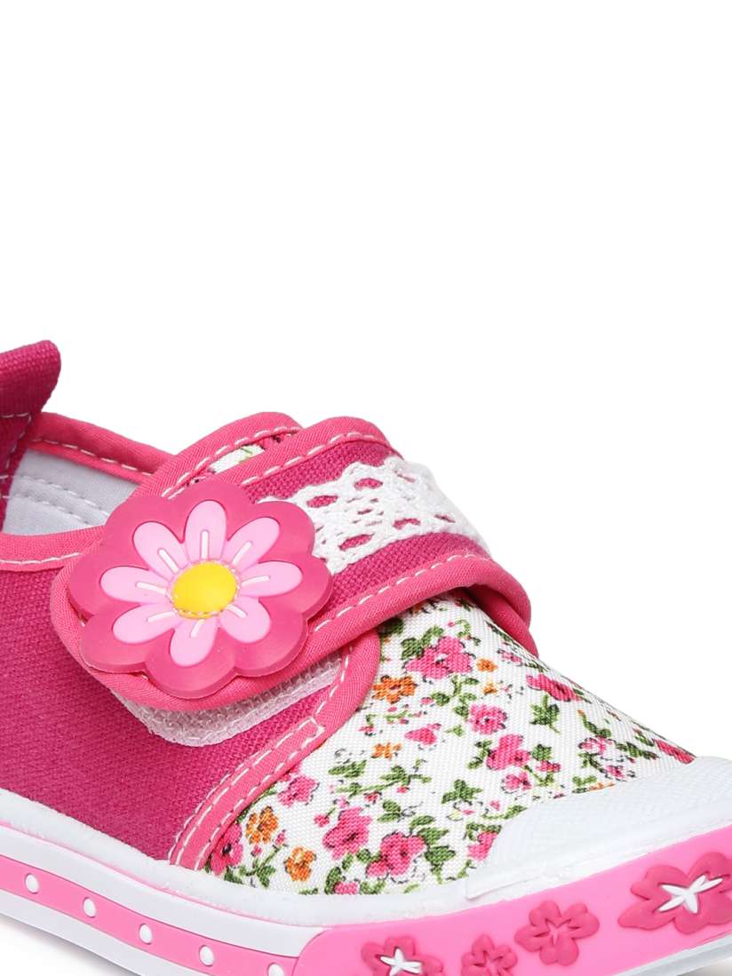 Buy Kittens Girls White Pink Printed Casual Shoes Casual Shoes for Girls 1254678 Myntra