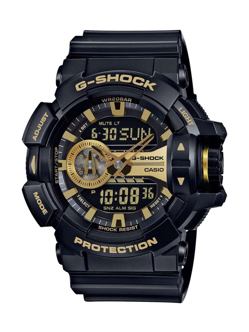 Buy CASIO Men G Shock GA 400GB 1A9DR Black Gold Ana Digi Dial Black Resin Strap Watch G651 Watches for Men 1254885 Myntra