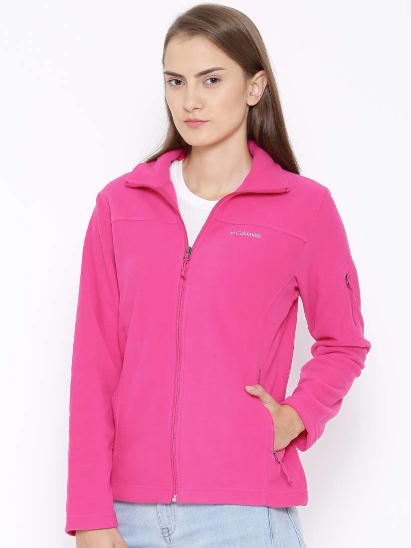 Columbia pink fleece shop