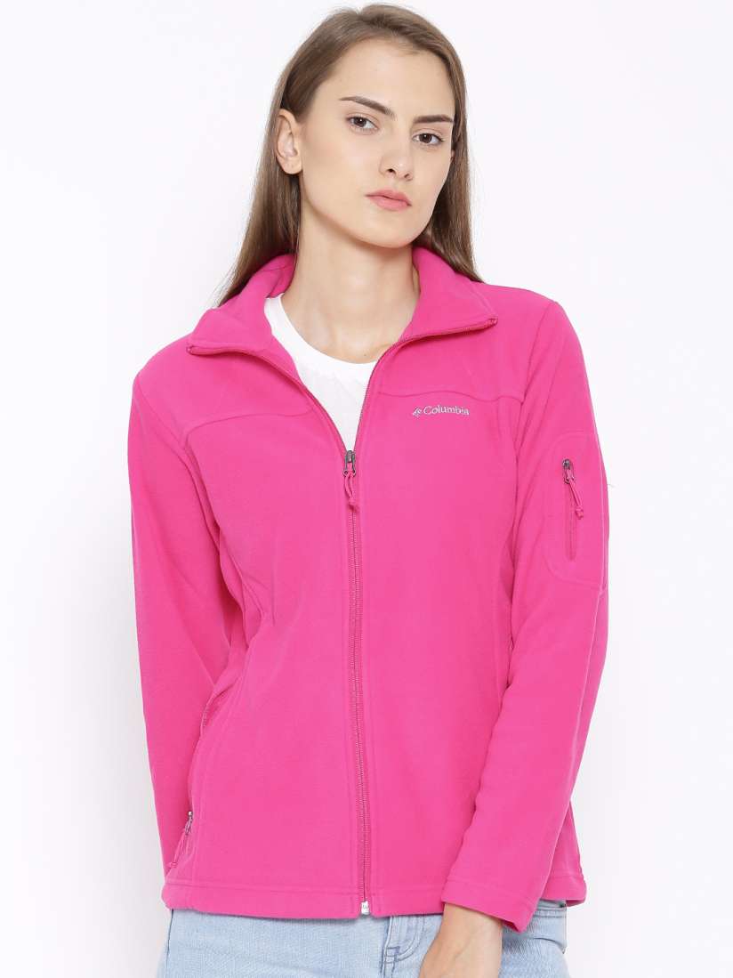Columbia fleece jacket pink shop
