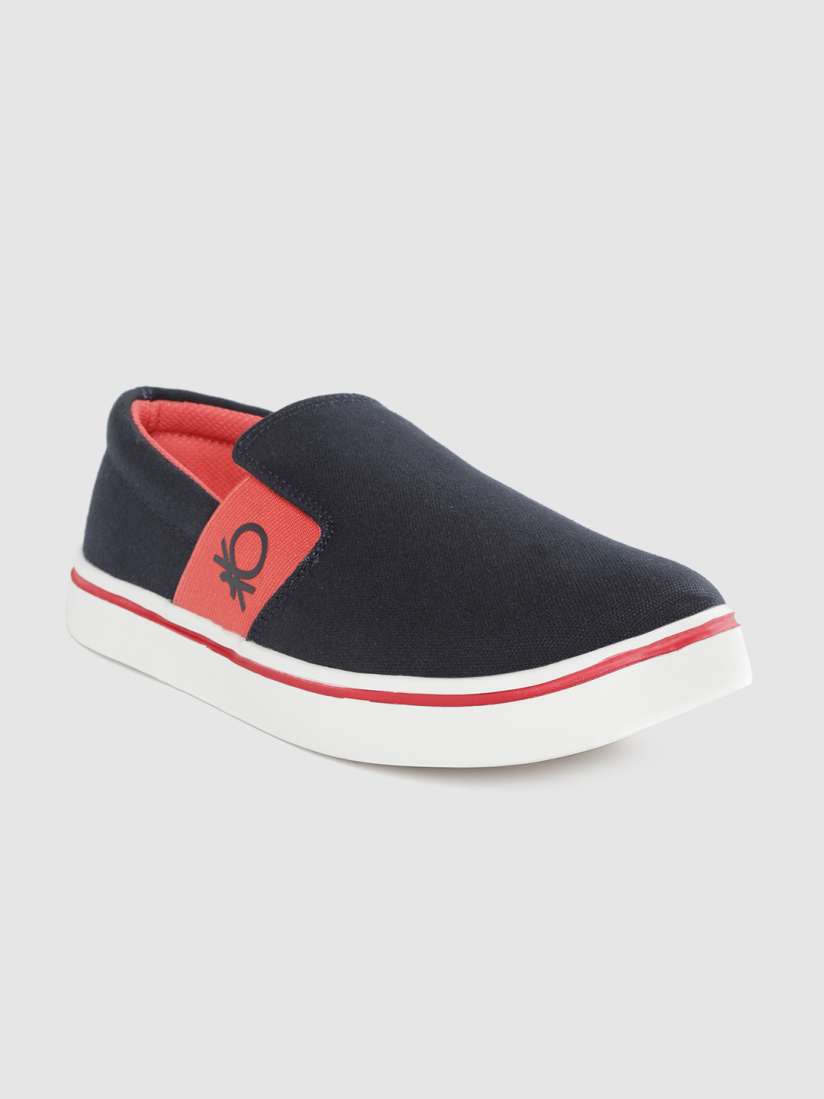 Buy United Colors of Benetton Men Navy Blue Slip On Sneakers Casual Shoes for Men 12555884 Myntra