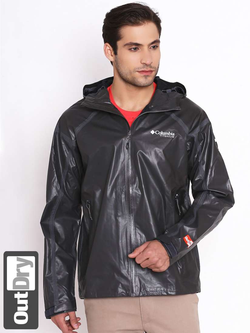 Buy Columbia Grey OutDry Ex Gold Tech Shell Hooded Outdoor Jacket Rain Jacket for Men 1255593 Myntra