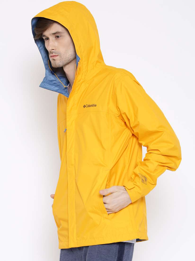Columbia yellow rain jacket sales