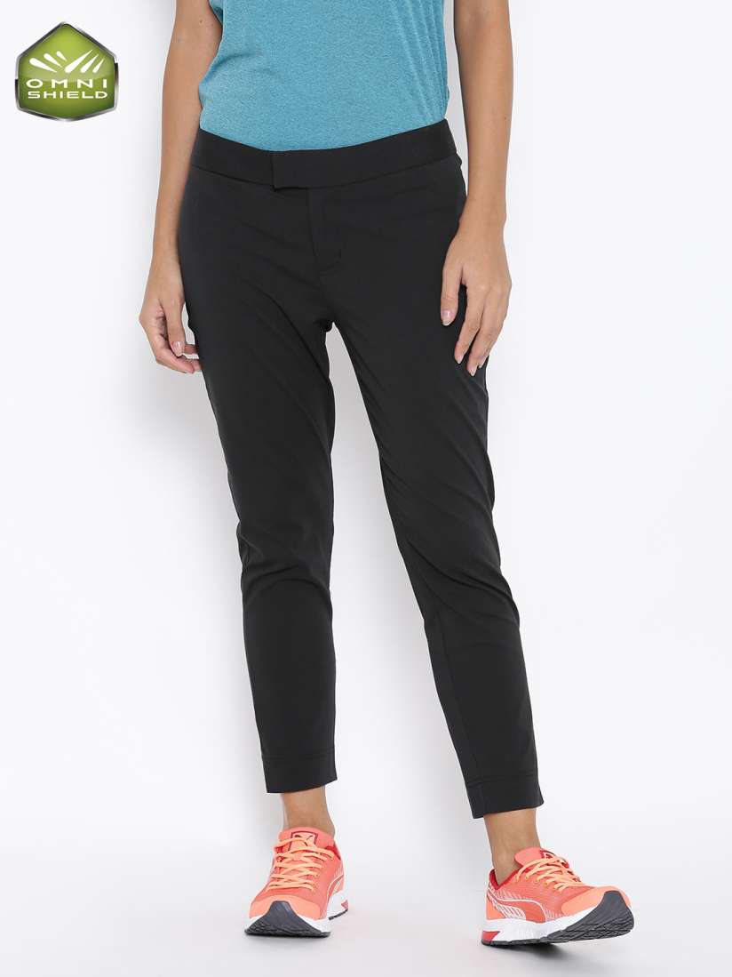 Buy Columbia Black Armadale Ankle Length Hiking Trousers Track Pants for Women 1256113 Myntra