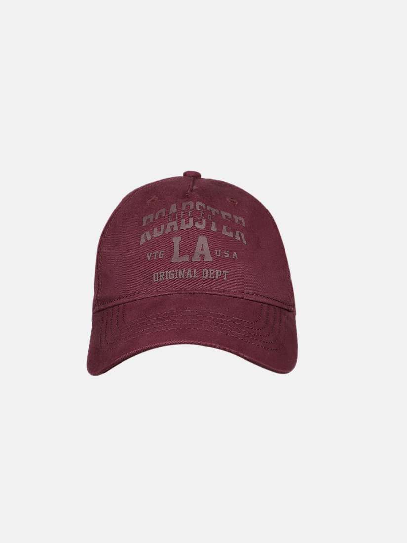 Buy Roadster Unisex Maroon Printed Baseball Cap Caps for Unisex 12561140 Myntra