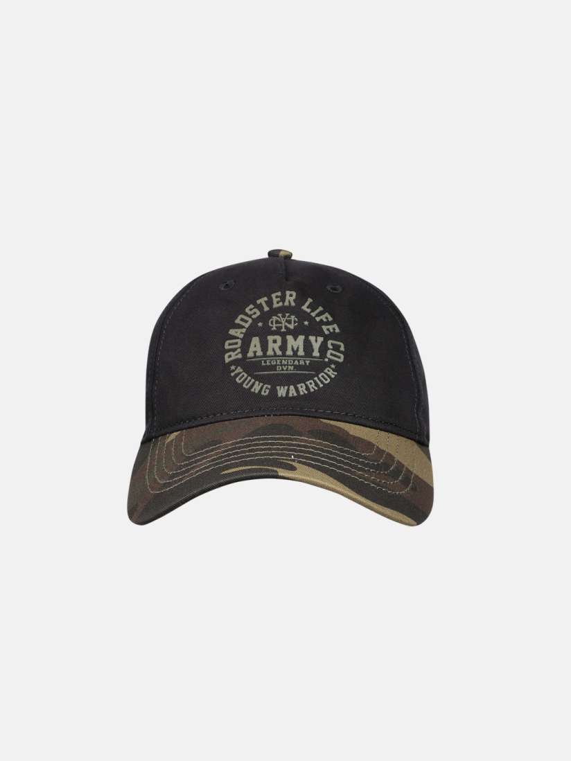 Buy Roadster Unisex Black Printed Baseball Cap Caps for Unisex 12561156 Myntra
