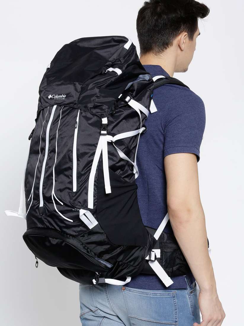 Buy Columbia Men Unisex Black Trail Elite 55L Outdoor Hiking Trekking Rucksack Rucksacks for Unisex 1256181 Myntra
