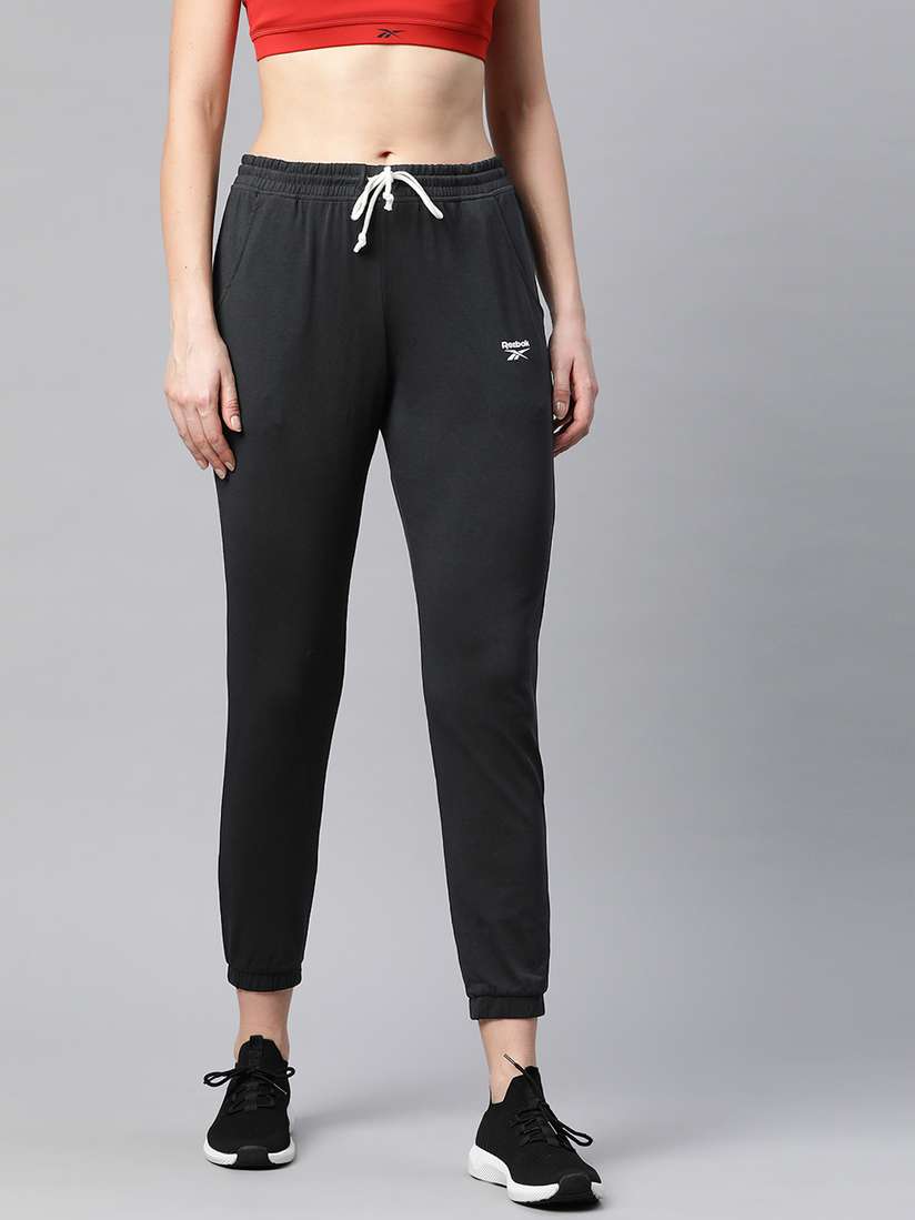 black reebok sweatpants