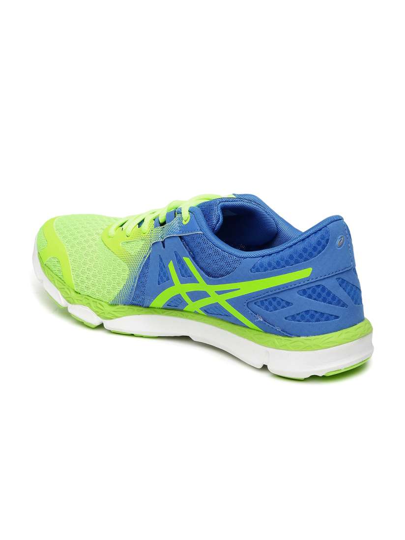 Buy ASICS Women Neon Green Blue 33 DFA Running Shoes Sports Shoes for Women 1256774 Myntra
