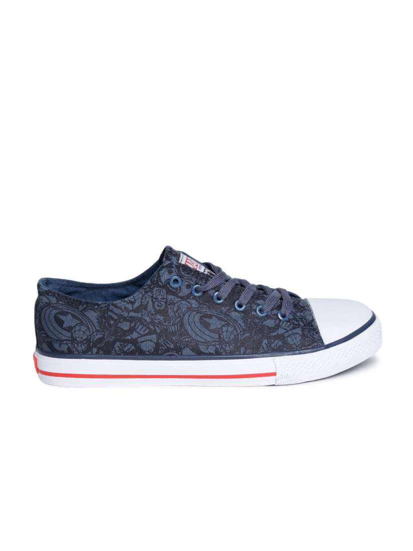Buy Kook N Keech Marvel Unisex Grey Printed Sneakers Casual Shoes for Unisex 1257235 Myntra