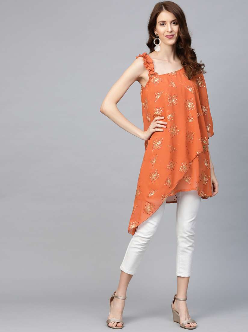 Myntra layered kurtis store