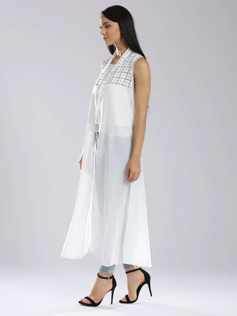 Sheer white shrug on sale