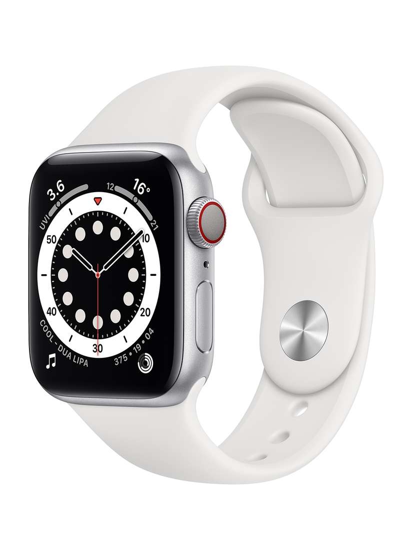 Buy Apple Watch Series 6-GPS + Cellular, 40mm- Silver Aluminium 