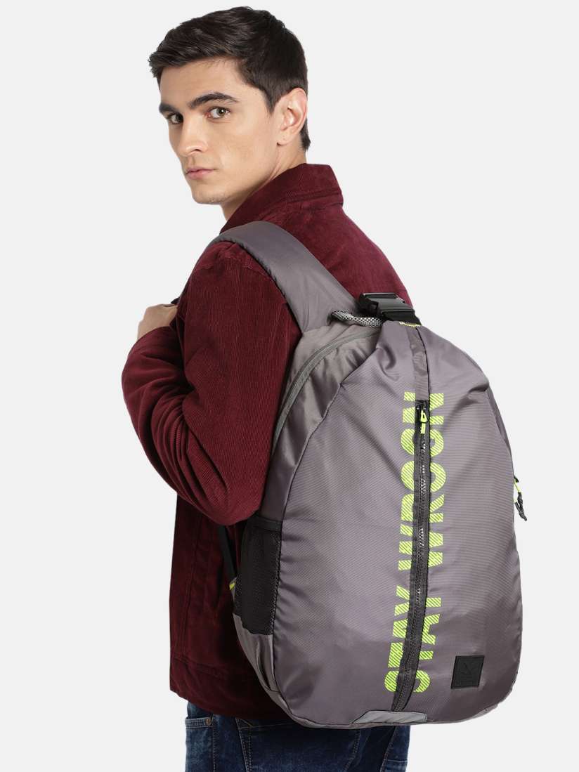 Buy WROGN Unisex Grey Brand Logo Printed Element Backpack Backpacks for Unisex 12630560 Myntra