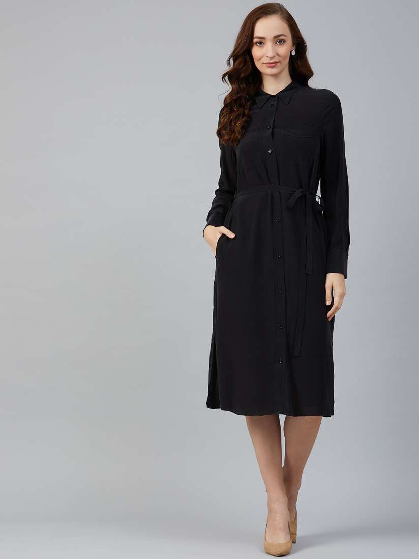 Marks and spencers black dresses store