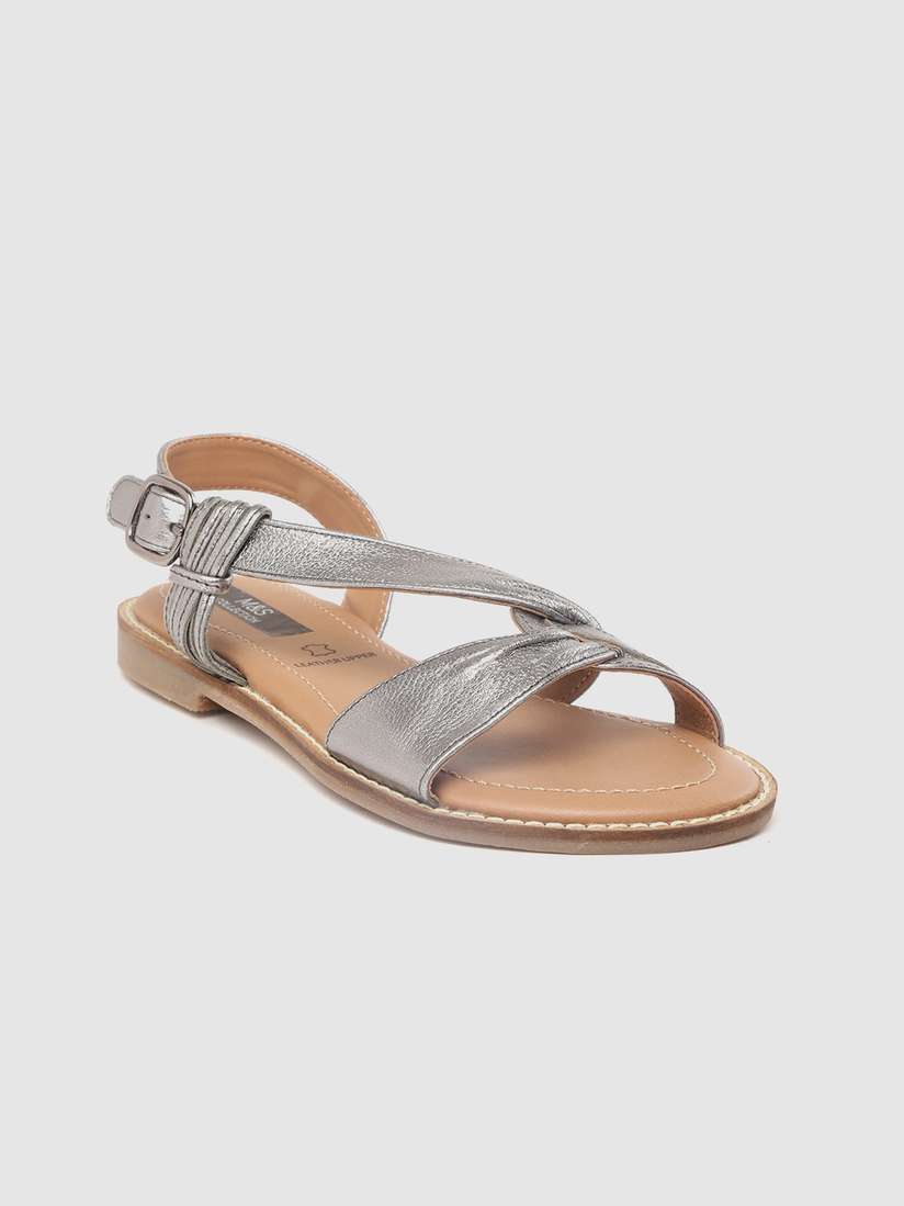 Open Toe Marks Sandals Spotted Open Toe Mule Slippers M&S