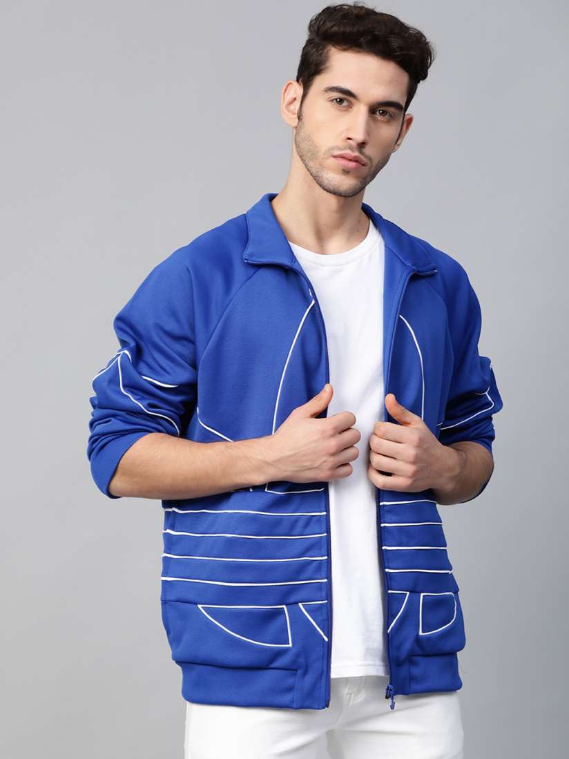 Adidas lotus print track jacket cheap