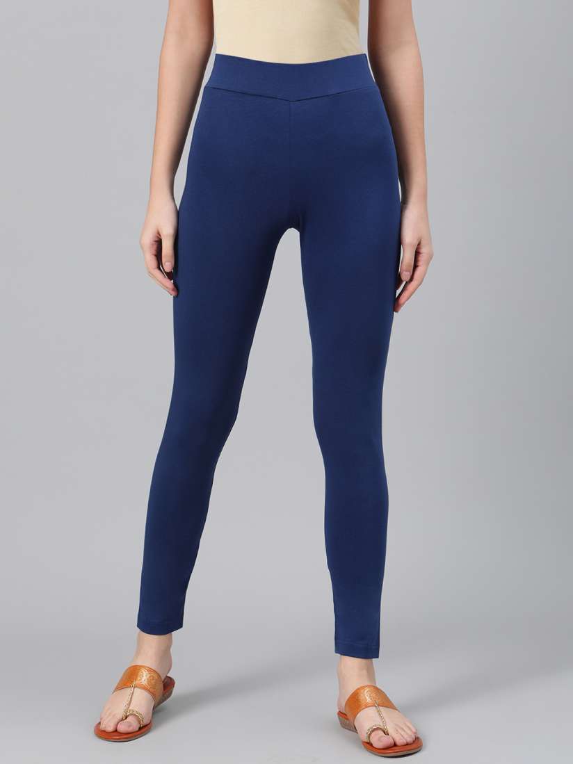 Buy Biba Women Navy Blue Solid Leggings Leggings for Women 12637034 Myntra