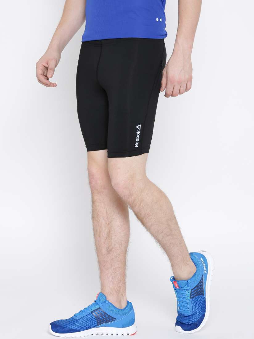 Buy Reebok Black RE Cycling Shorts Shorts for Men 1264727 Myntra