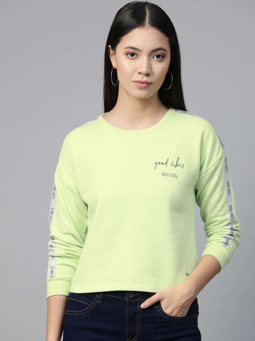 Yellow taping sweatshirt on sale