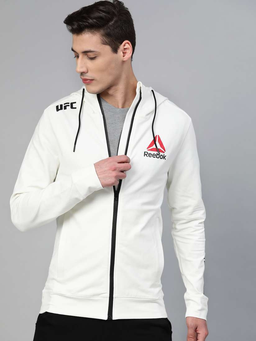 Reebok ufc hoodie white clearance