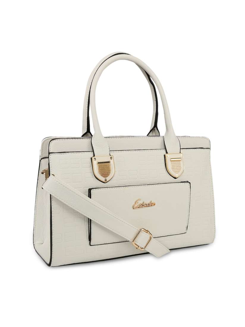 Buy ESBEDA White Textured Handbag Handbags for Women 1266062 Myntra