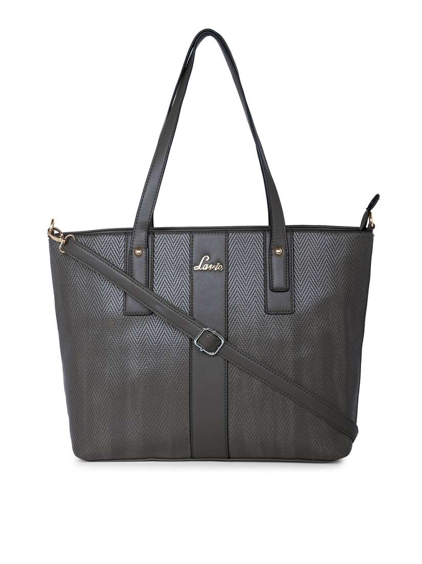 Buy Lavie Olive Green Self Design Handheld Bag Handbags for Women 12665672 Myntra